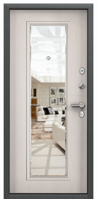 DELTA PRO MP, Панель MDF с ПВХ покрытием, СК6-СМ, Лиственница белая (арт. ПВХ Лиственница белая) в Иркутске