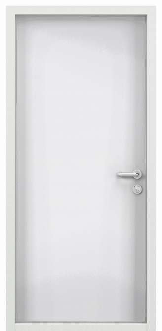 Дверь противопожарная EI 60, Порошково-полимерное покрытие, —, RAL 9016 белый в Иркутске